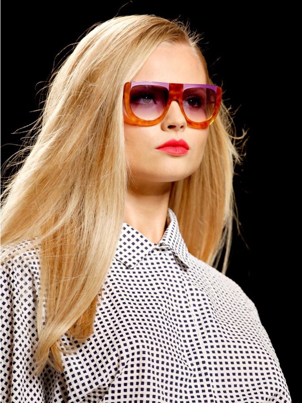 SS 2011 FENDI HAVANA RUNWAY GLASSES FS 5198